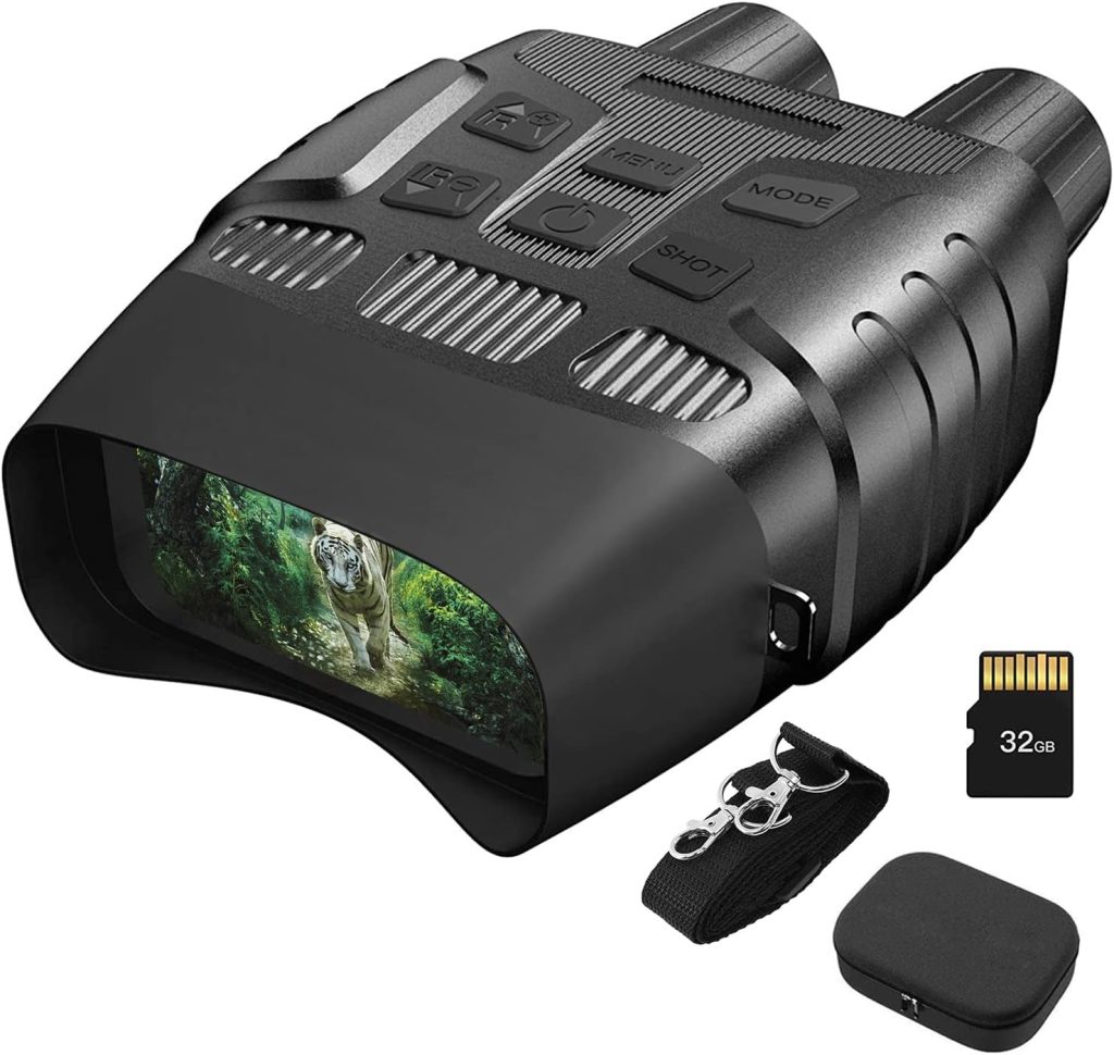 Night Vision Goggles Night Vision Binoculars for Adults - Digital Infrared Binoculars can Save Photo and Video with 32GB Memory Card